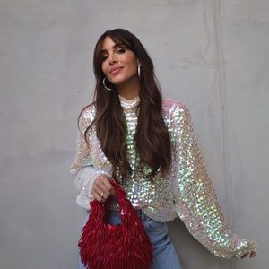 ✨SALE✨Zara sequin sweater ✨SALE✨